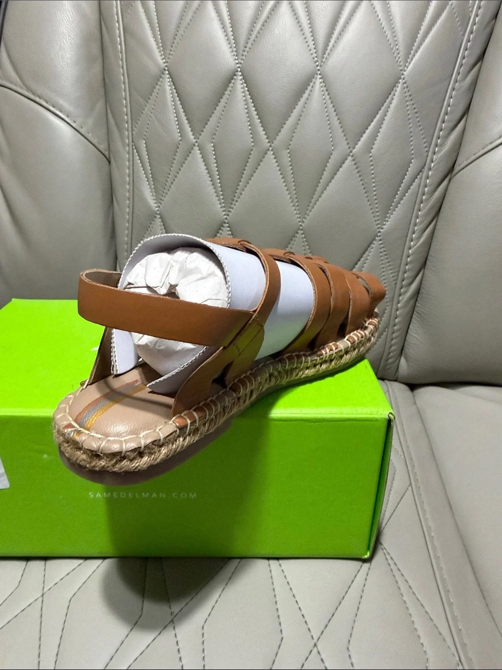 Sam Edelman Girls' Kora Tan Espadrille Sandals